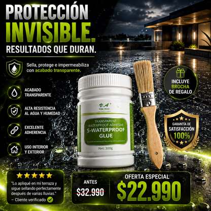 Sellador Adhesivo Impermeable AquaSeal Pro™ 300G | Repara Filtraciones y Grietas en Minutos - BenedettoCL